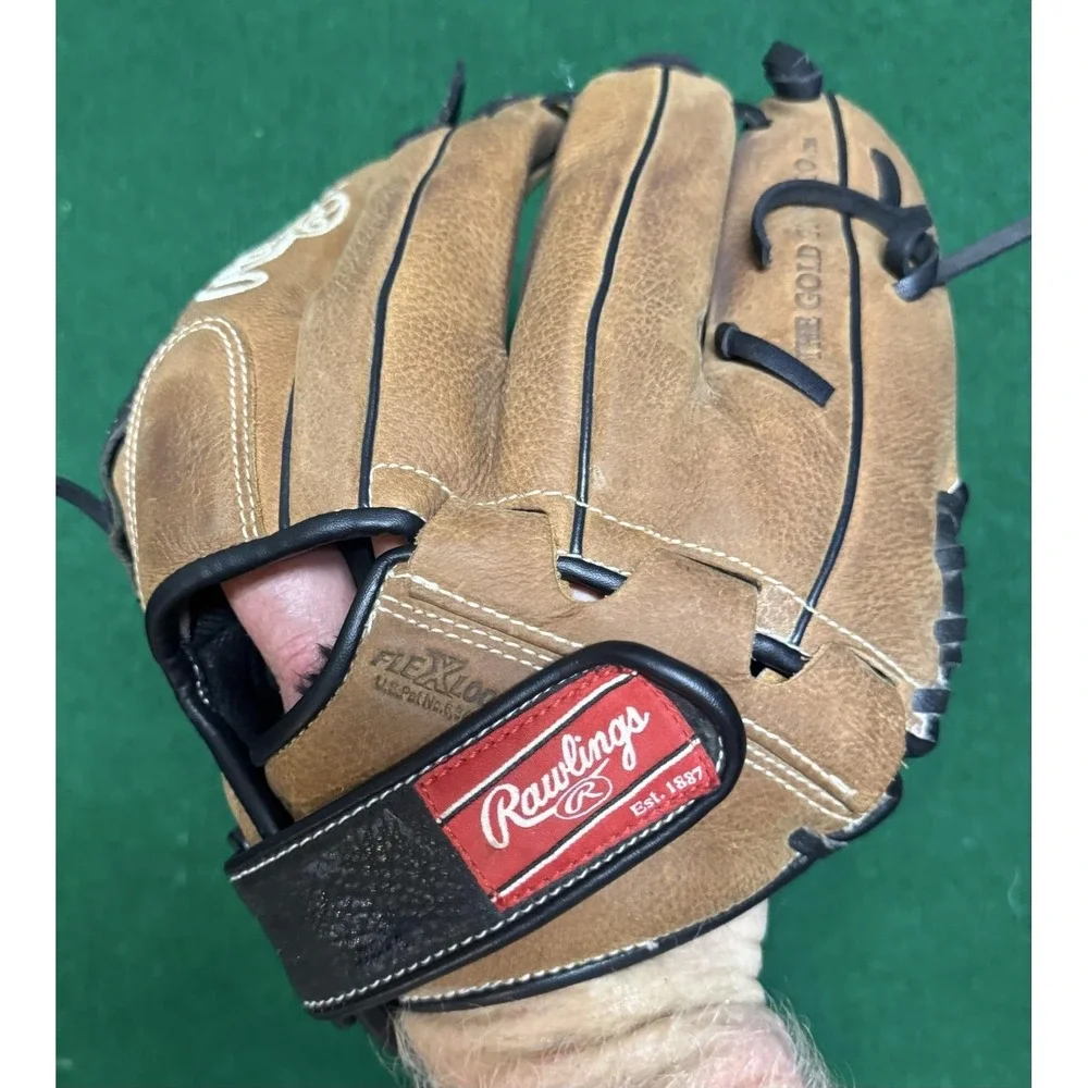 Rawlings Premium Mark Of A Pro 12.5 LHT Brown Basket-Web Adult Baseball Glove